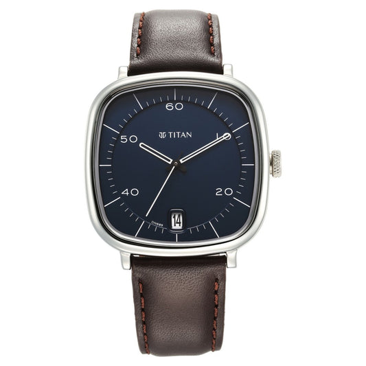 Titan Gents Classique Stainless Steel Watch for Men