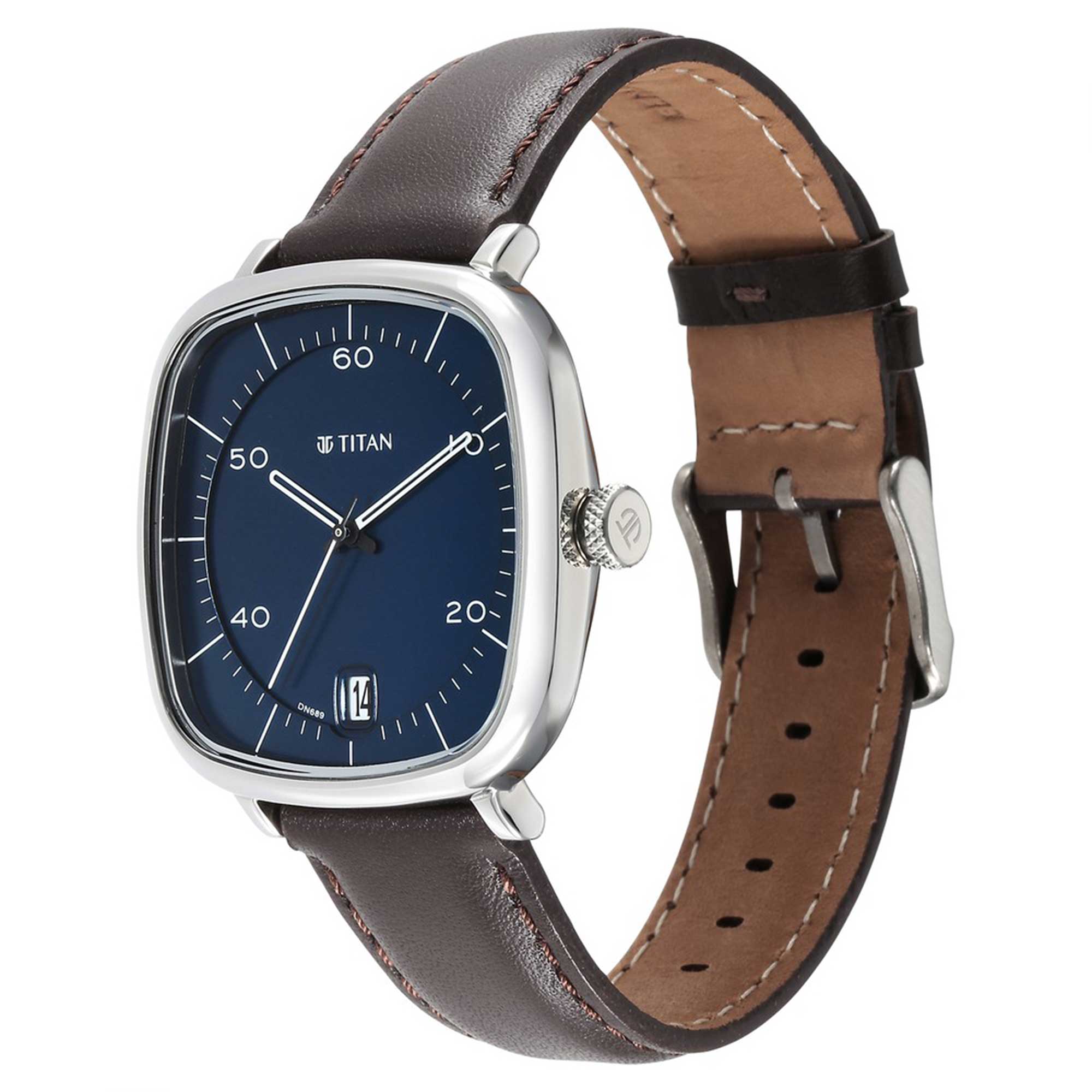 Titan Gents Classique Stainless Steel Watch for Men