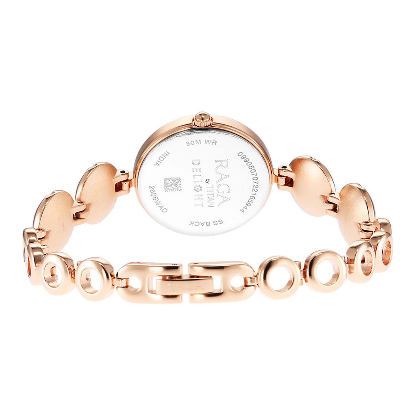 Raga Delight Silver Dial Metals Strap Watch-2606WM11