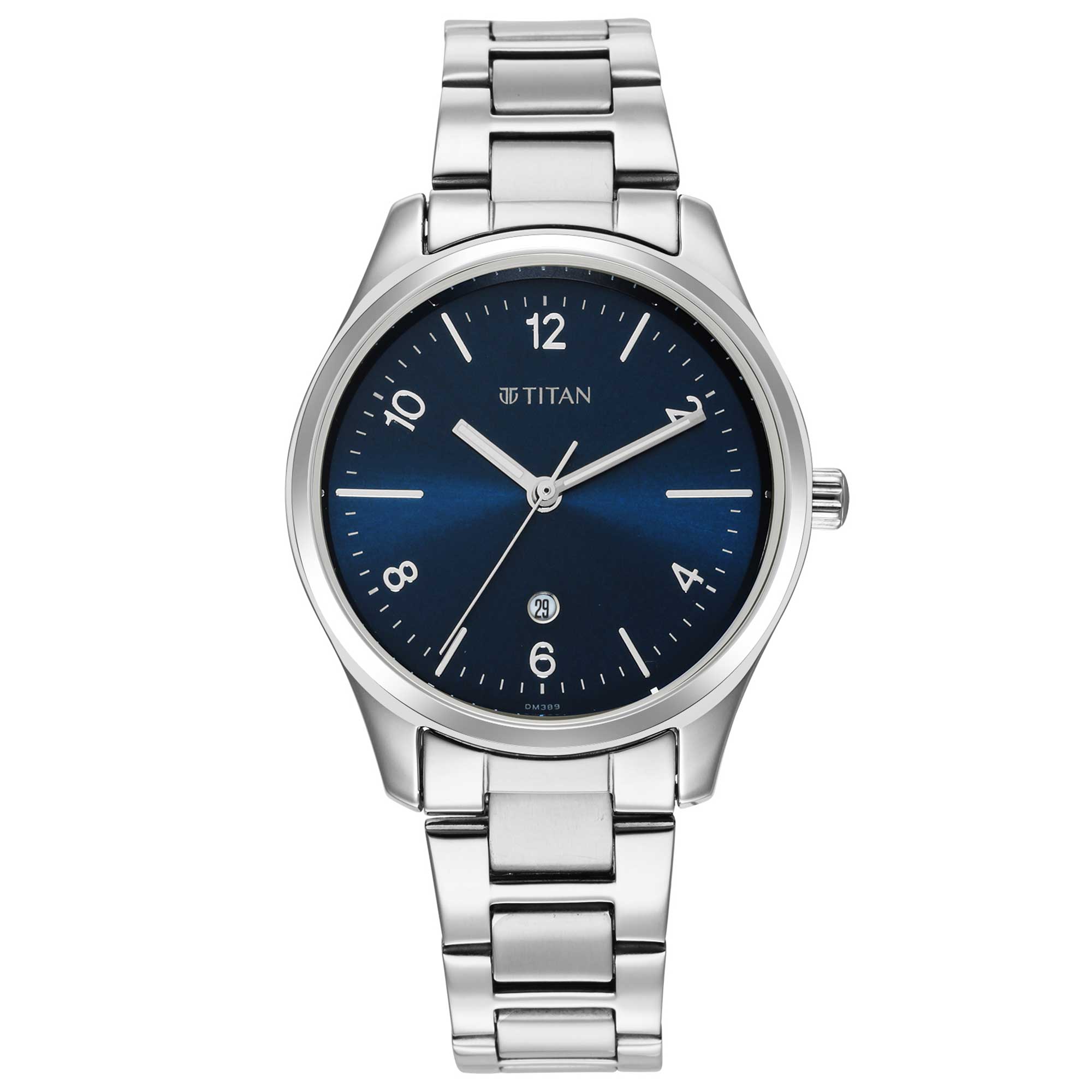 Titan Trendsetters Blue Dial Analog Stainless Steel Strap Watch