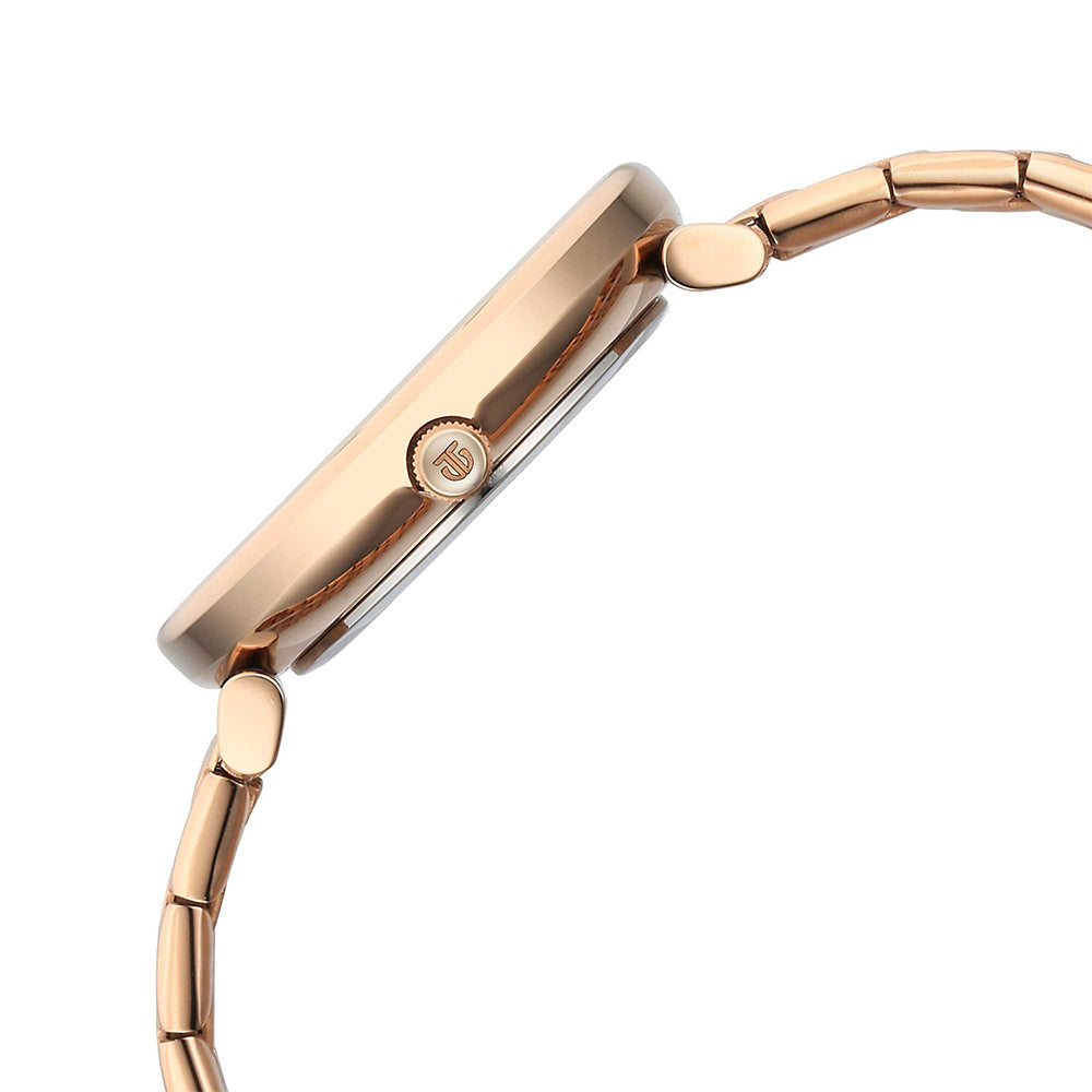 Titan Marhaba White Dial Stainless Steel Strap for Women