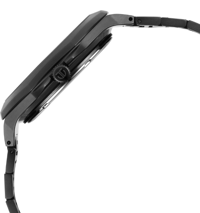 Titan Classic Slim Multifunction Quartz Black Dial Stainless Steel Strap Watch For Men