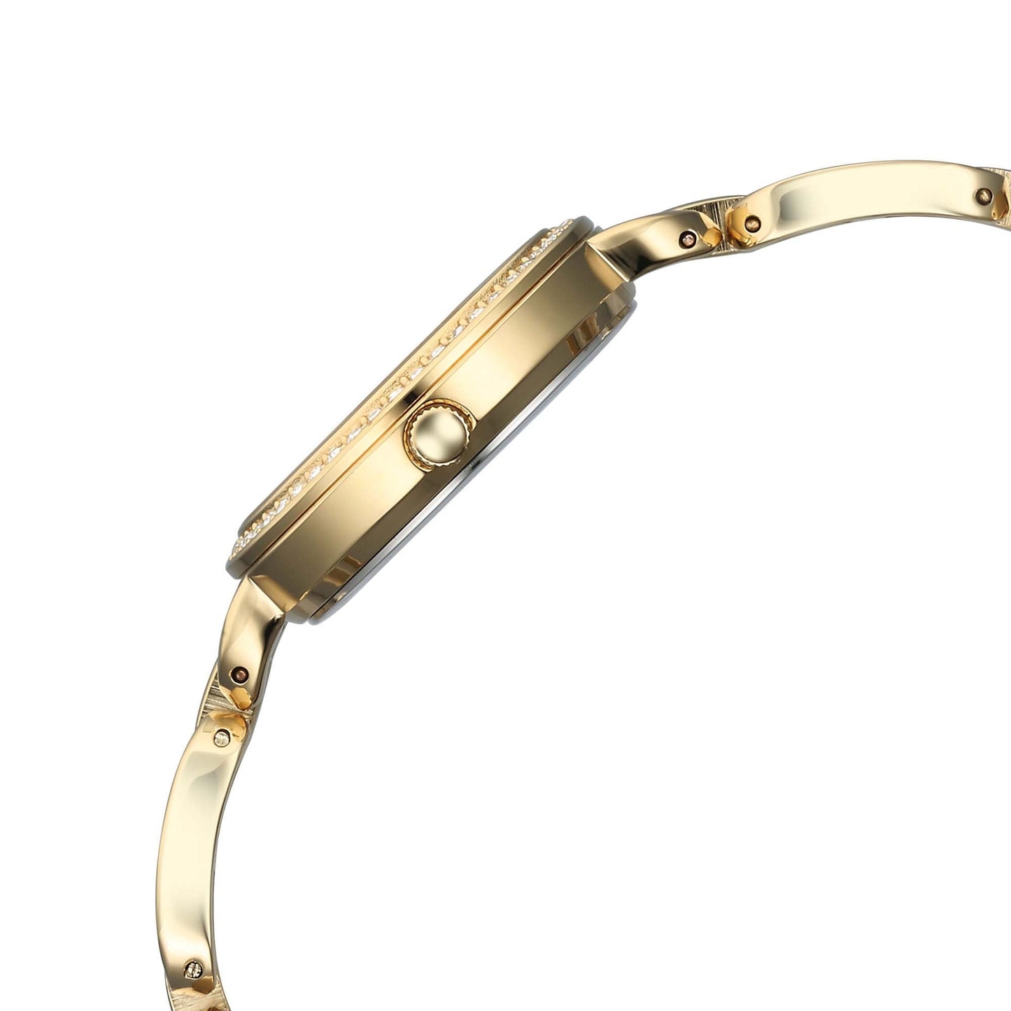 Titan Raga Showstopper 2.0 Quartz Analog Gold Dial Gold Color Stainless Steel Strap Watch For Women
