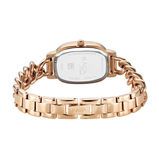 Titan Raga Showstopper 2.0 Quartz Analog Rose Gold Dial  Rose Gold Color Stainless Steel Strap Watch For Women