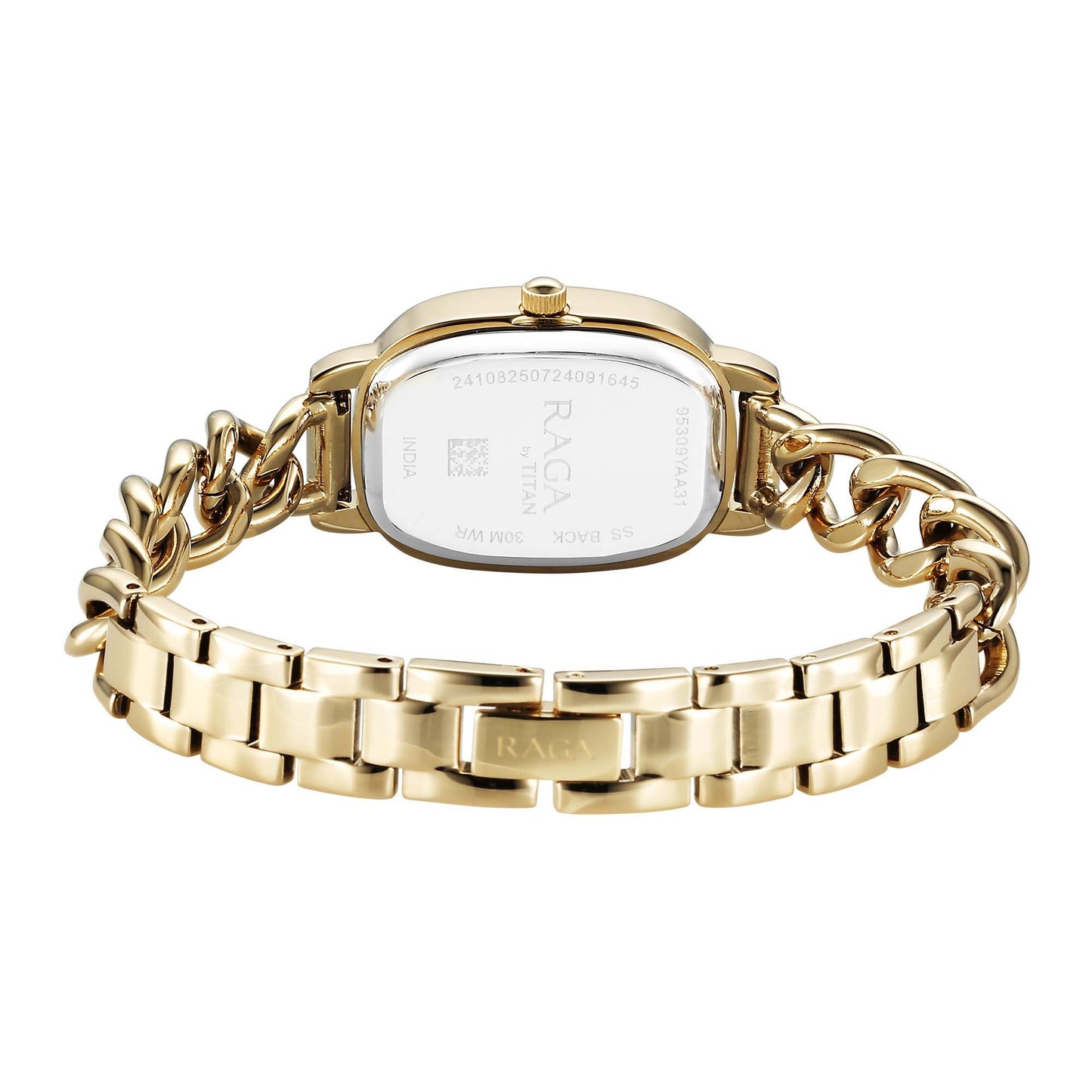 Titan Raga Showstopper 2.0 Quartz Analog Gold Dial  Gold Color Stainless Steel Strap Watch For Women