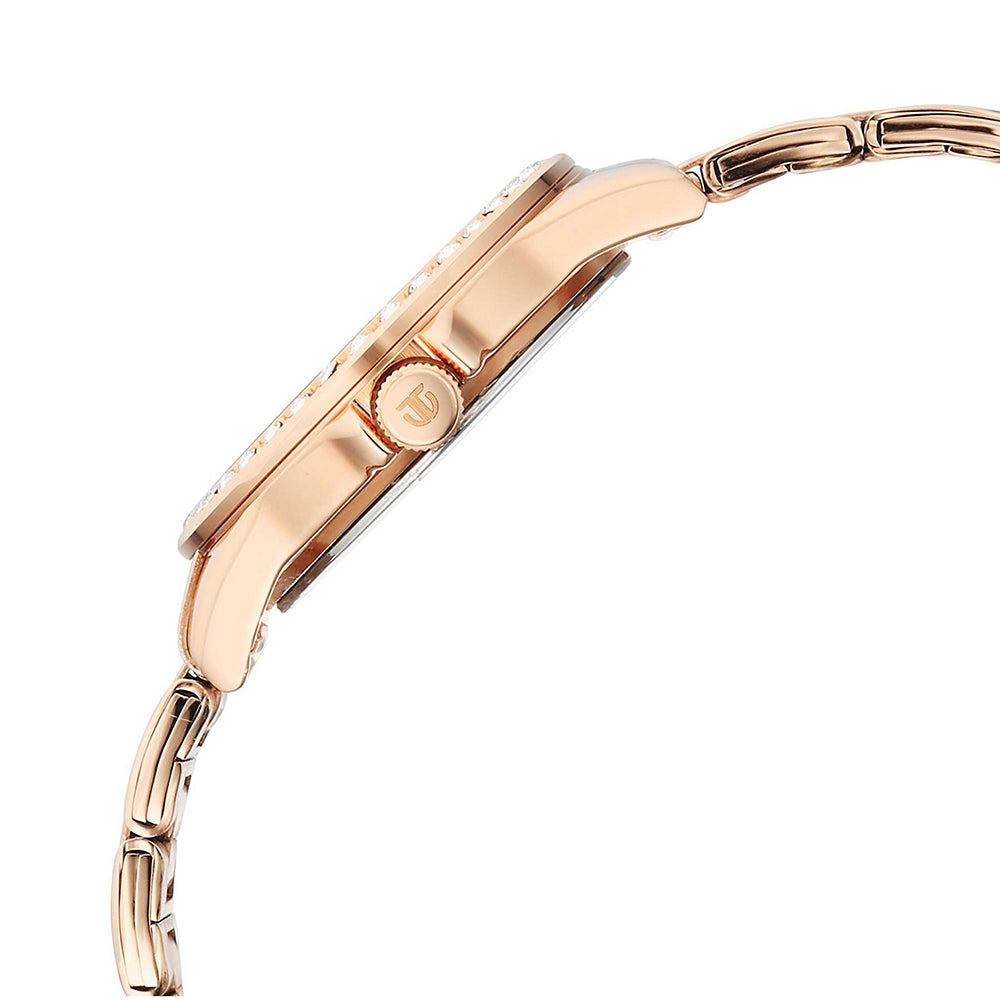 Titan Sparkle Brass Mother of Pearl Dial Women Watch