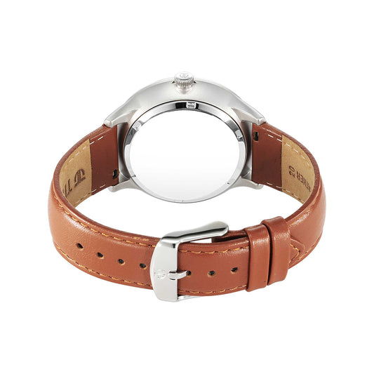 Titan Timeless Treasures Quartz Analog Green Dial Leather Strap Watch for Men