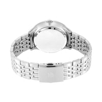 Jam Tangan Lelaki Tali Keluli Tahan Karat Dail Merah Jambu Analog Kuarza Titan Timeless Treasures