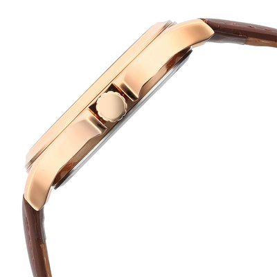 Jam Tangan Tali Kulit Lelaki Titan Karishma Quartz Analog Dail Perak