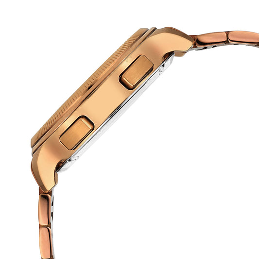 Titan Stellar Dual Moonphase and Green Dial Stainless Steel Strap Watch for Men