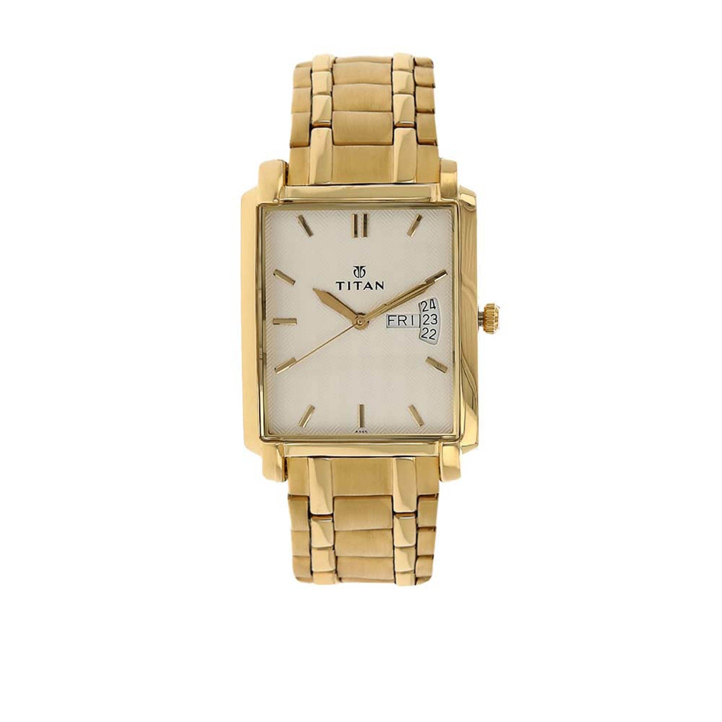Titan Regalia Silver-White Dial Alog Watch for Men