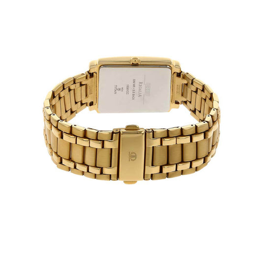 Titan Regalia Silver-White Dial Alog Watch for Men