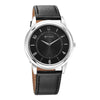 Titan Karishma Zing Leather Strap Black Dial Men Watch