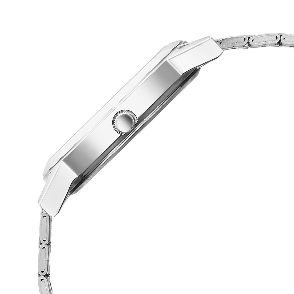 Titan Quartz Silver Dial Stainless Steel Strap Watch for Men