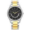 Titan Quartz Analog Black Dial Stainless Steel Strap Watch for Men