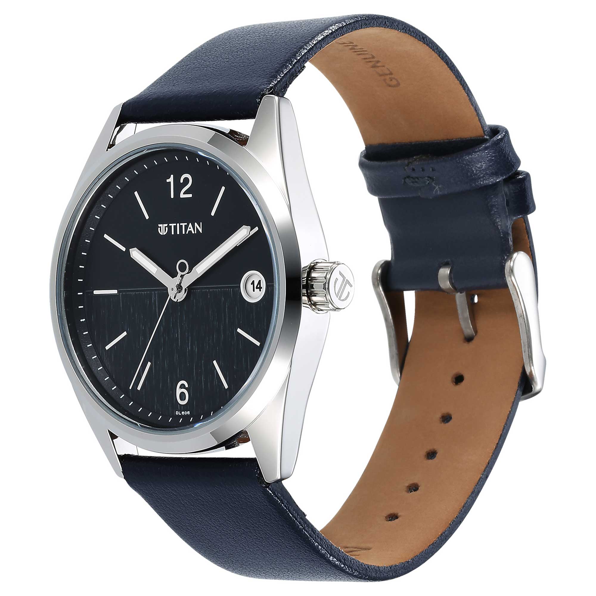 Neo Blue Dial Analog with Date Watch for Men