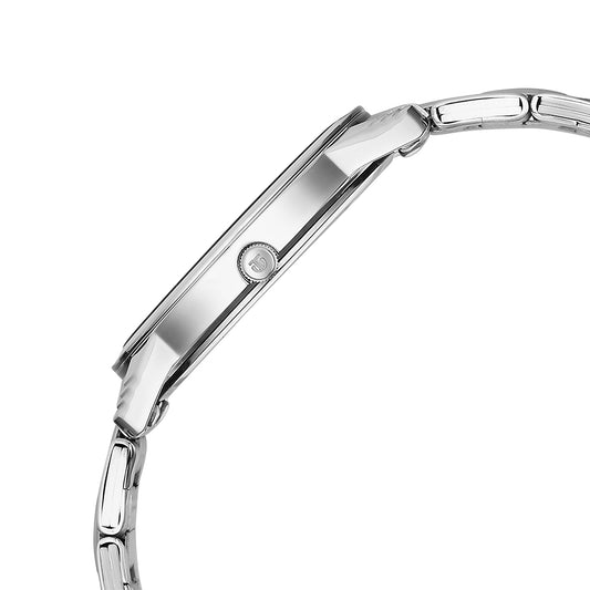 Titan Quartz Silver Dial Stainless Steel Strap Watch for Men