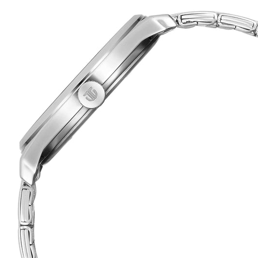 Titan Wrist Wit Grey Dial Stainless Steel Strap Watch for Men