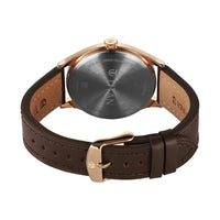 Jam Tangan Tali Kulit Dail Coklat Titan Neo Basics untuk Lelaki