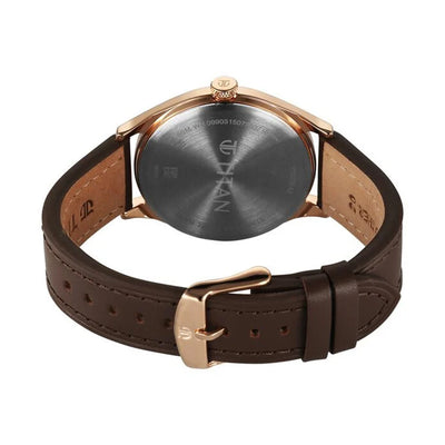 Jam Tangan Tali Kulit Dail Coklat Titan Neo Basics untuk Lelaki