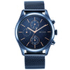 Neo Splash Blue Dial Stainless Steel Strap Watch-1805QM02