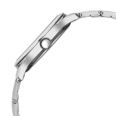 Titan Quartz Silver Dial Stainless Steel Strap Watch for Men