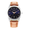 Jam Tangan Tali Kulit Lelaki Titan Urban Analog Dail Biru