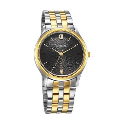 Jam Tangan Lelaki Titan Karishma Tali Keluli Tahan Karat Dail Biru