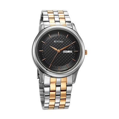 Titan Karishma Blue Dial Stainless Steel Strap Watch for Men