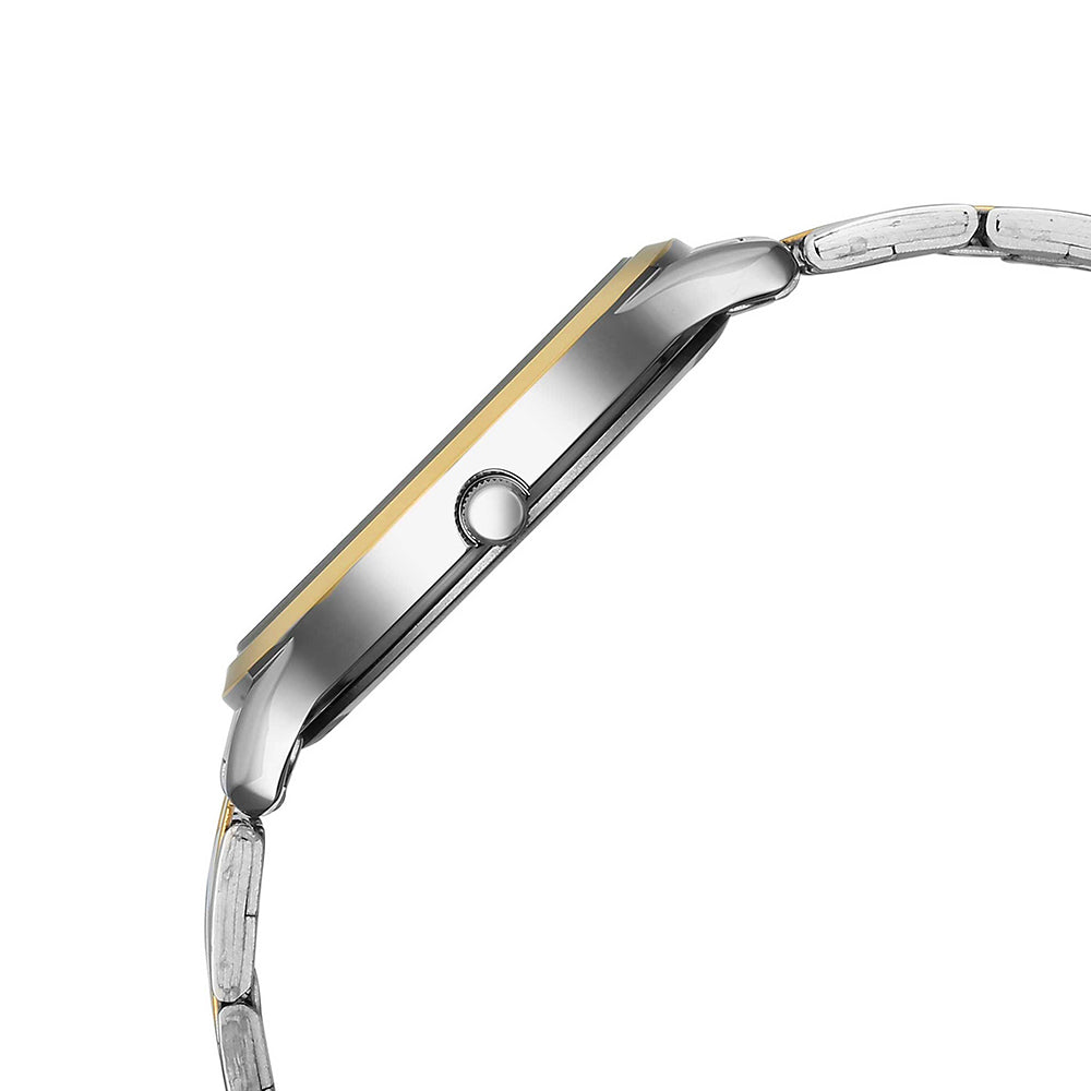 Titan White Dial Metal Strap Watch for Men