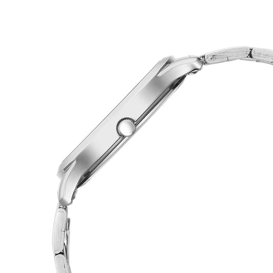 Titan Karishma White Dial Stainless Steel Watch for Men