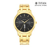 Titan Karishma Black Dial Stainless Steel Strap Watch for Men