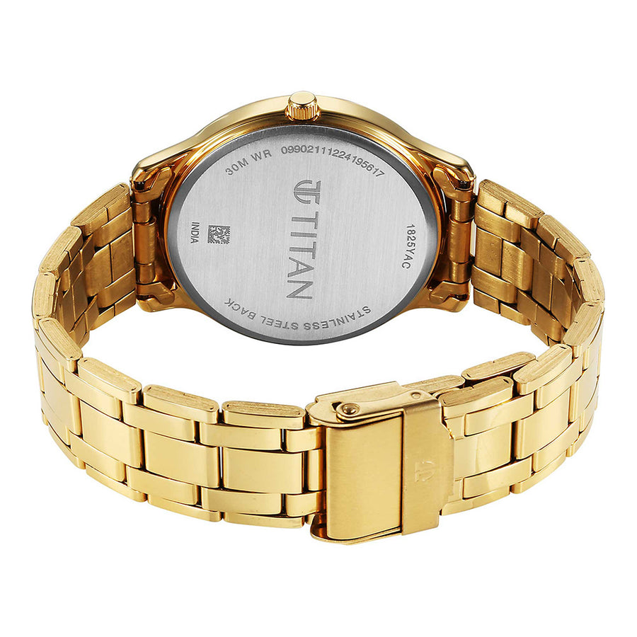 Titan Karishma Blue Dial Stainless Steel Strap Watch for Men