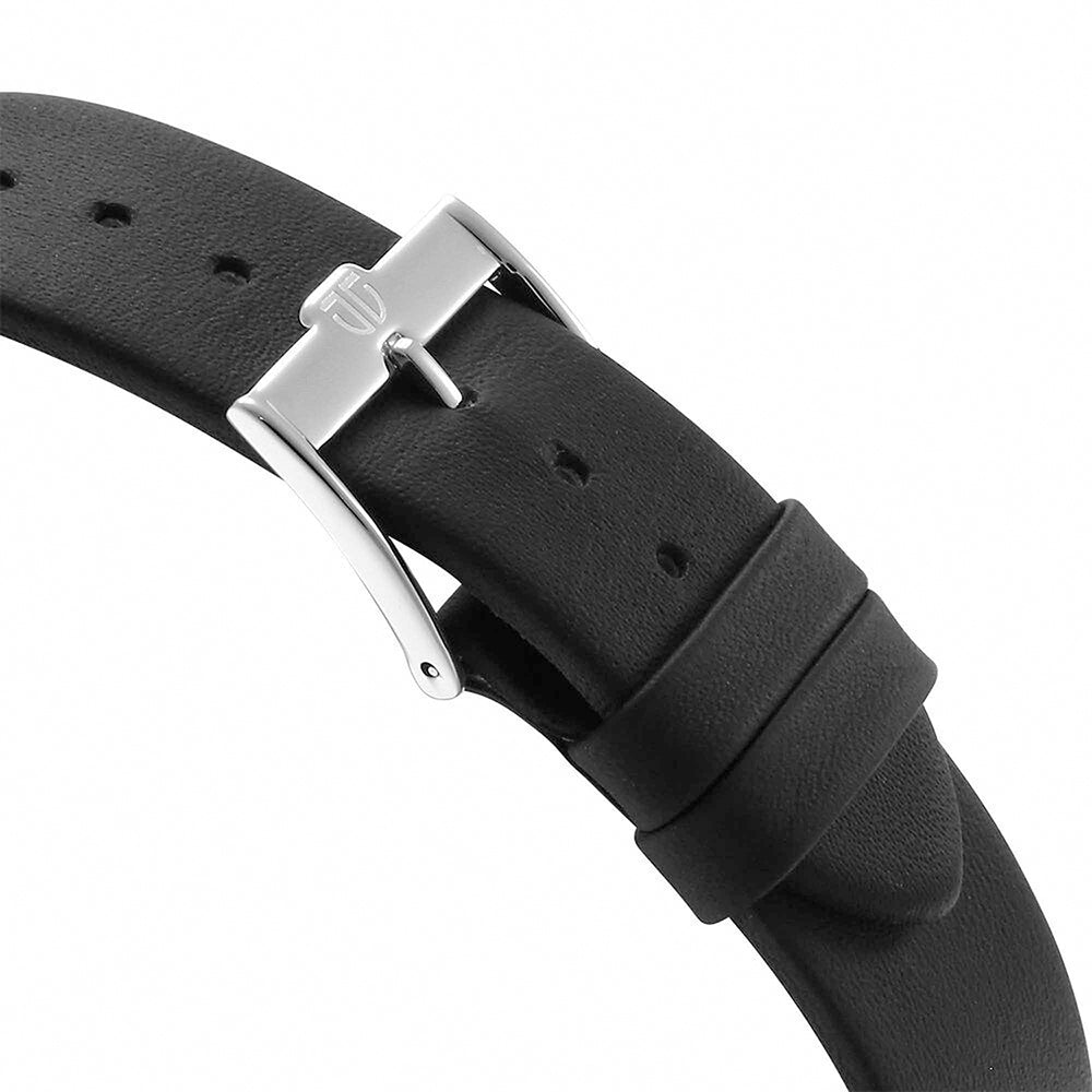 Titan Edge Murals Pink Dial Leather Strap Watch for Men