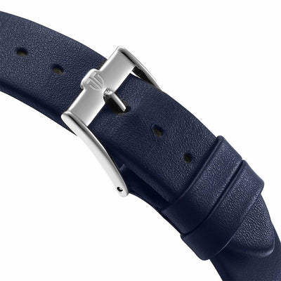 Titan Edge Murals Blue Dial Leather Strap Watch for Men