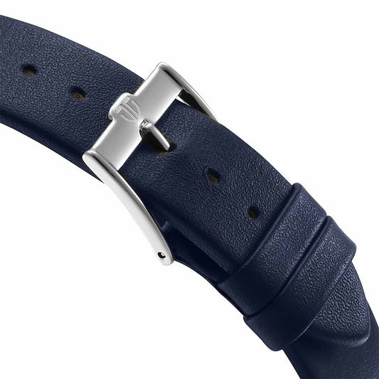 Titan Edge Murals Blue Dial Leather Strap Watch for Men