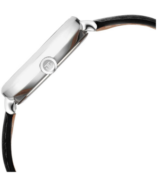 Titan Neo Curve Quartz Analog Anthracite Dial Black Leather Strap Watch for Men