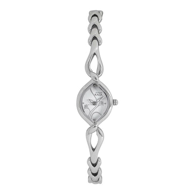 Titan Silver Dial Analog Watch for Women-2455SM01