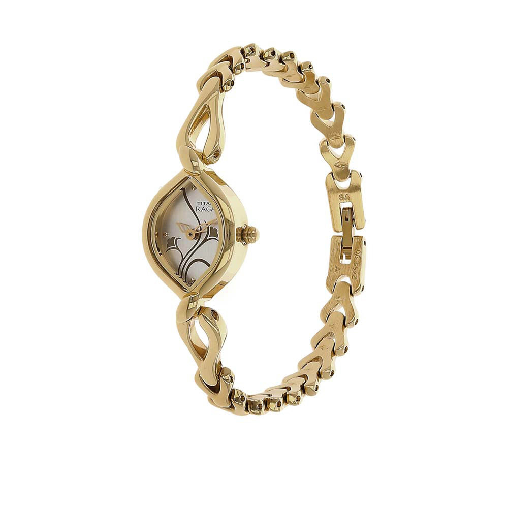 Titan Raga Silver Dial Analog Watch untuk Wanita-2455YM01