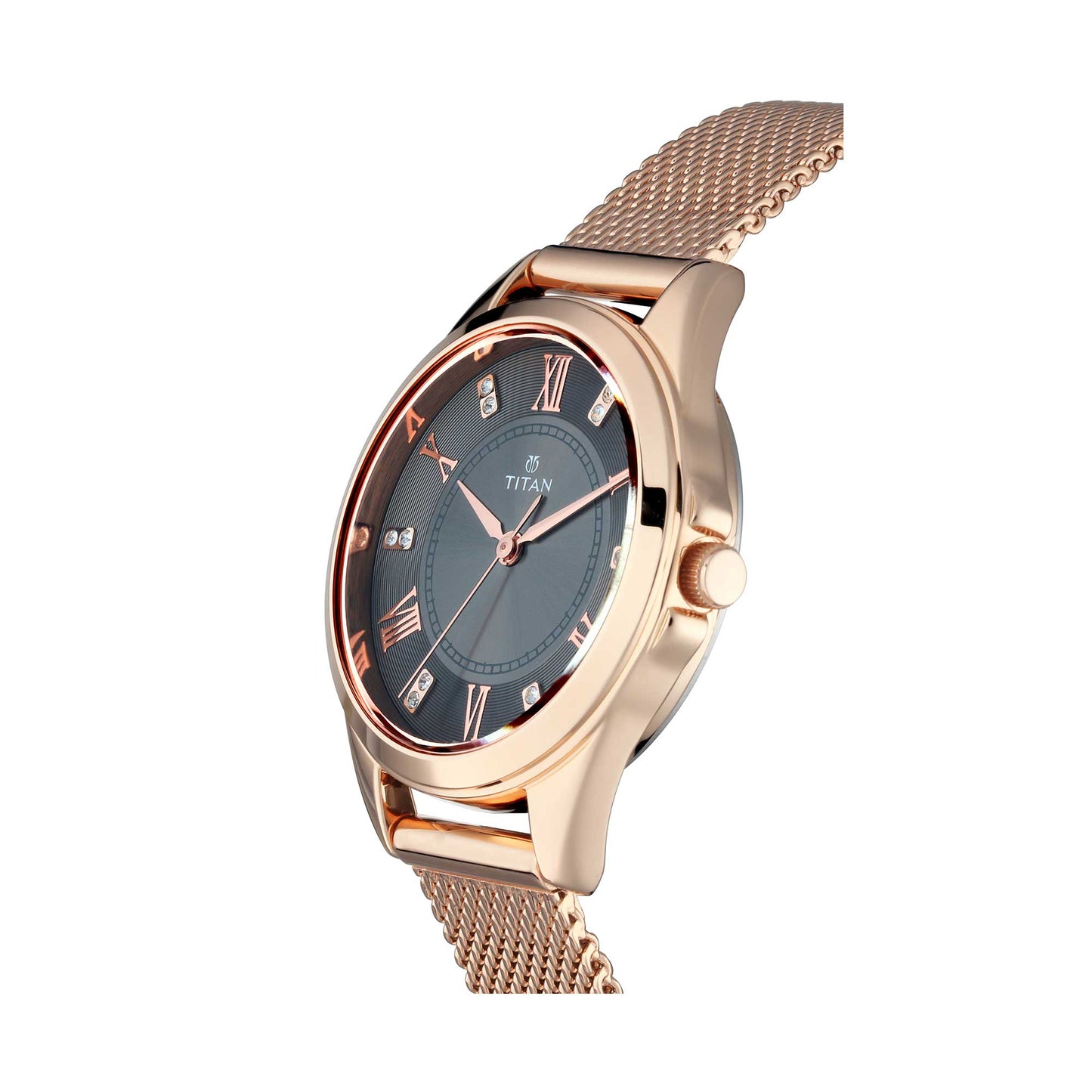 Titan Sparkle Anthracite Dial Analog Watch for Women