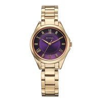 Jam Tangan Bentuk Bulat Brass Wanita Titan (2565WM06)