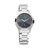 Titan Sparkle Anthracite Dial Stainless Steel Strap Watch for Women