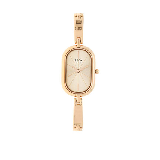 Titan Raga Viva Rose Gold Dial Analog Watch for Women-2577WM01