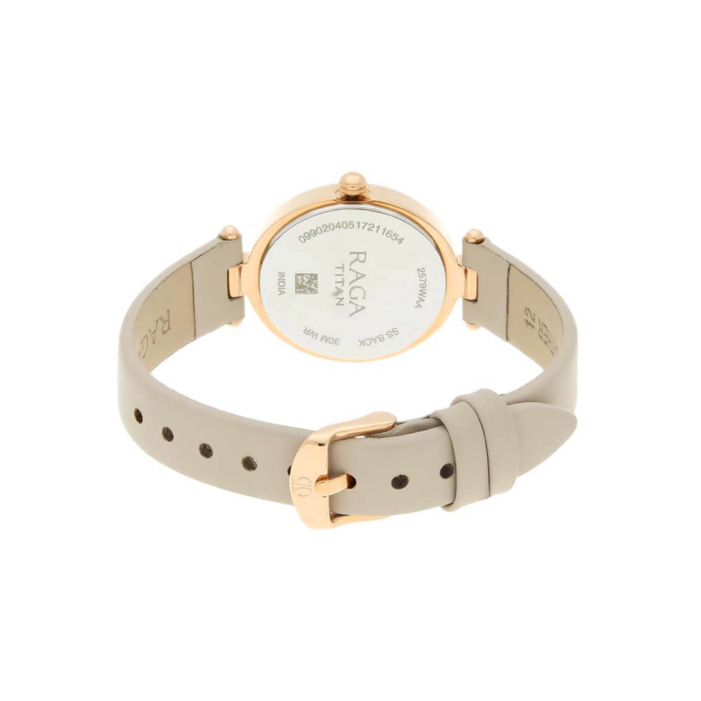 Rose Gold Dial Stainless Steel Strap Watch-2579WL01