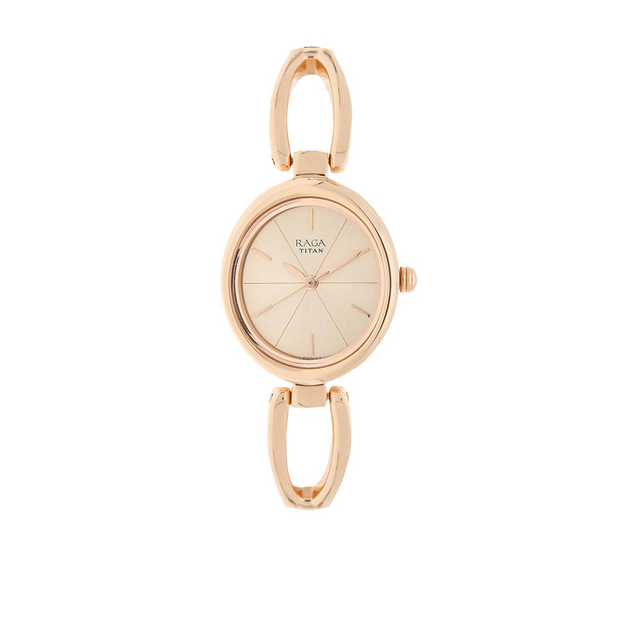 Titan Raga Viva Rose Gold Dial Analog Watch for Women-2579WM01