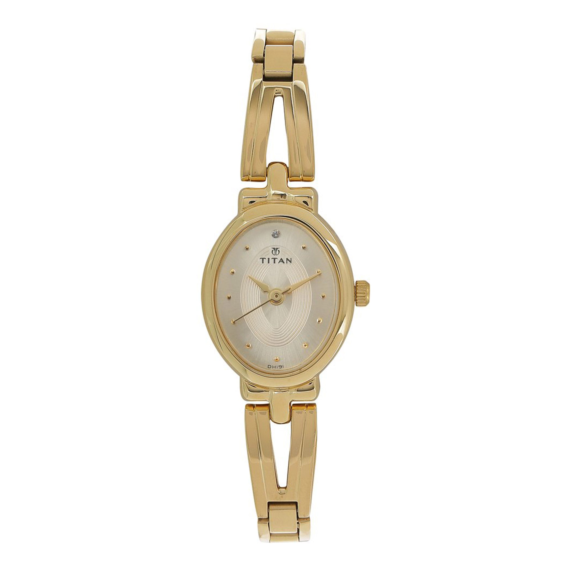 Titan Karishma Champagne Dial Analog Watch for Women-2594YM01