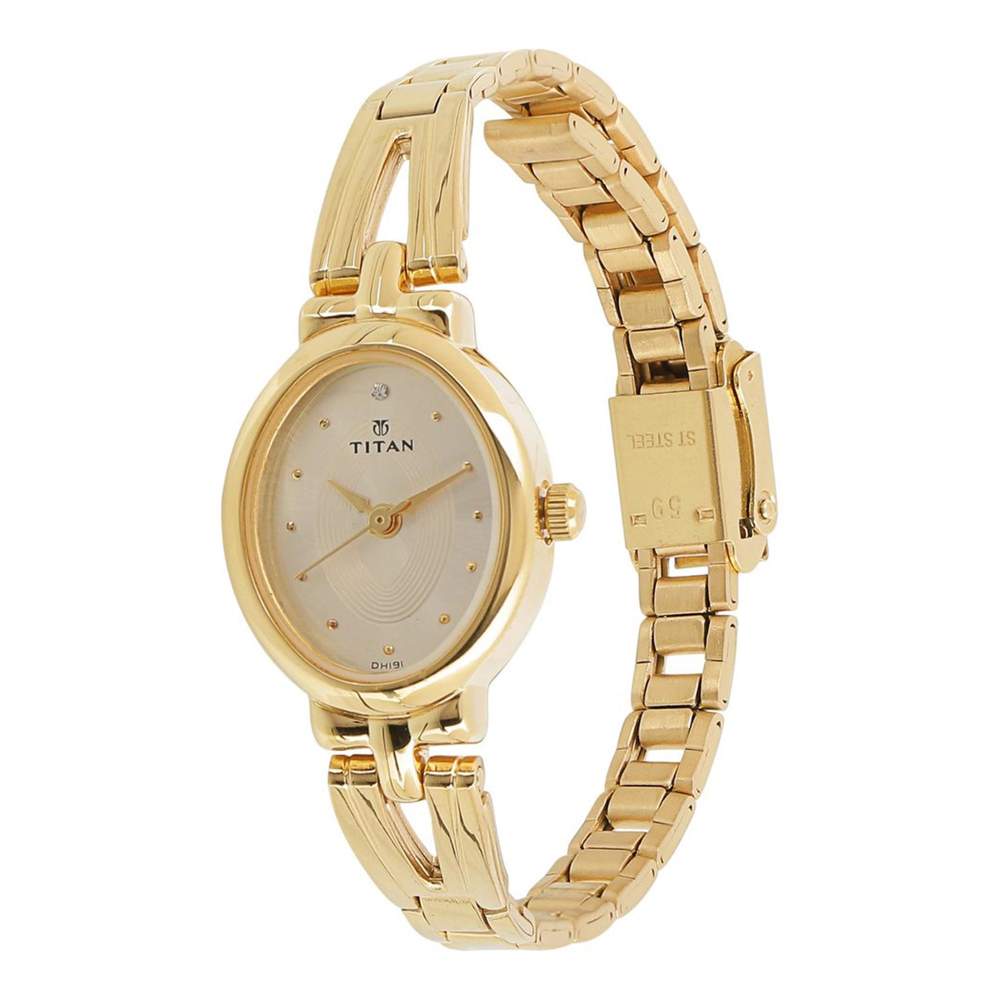 Titan Karishma Champagne Dial Analog Watch for Women-2594YM01