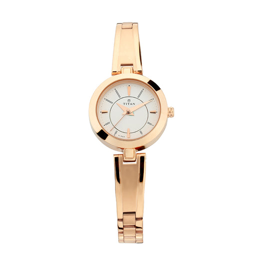 Titan Quartz Silver Dial Analog Watch for Women