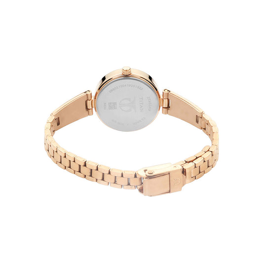 Titan Quartz Silver Dial Analog Watch for Women