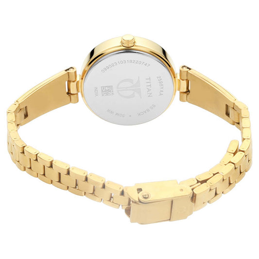 Silver Dial Metal Strap Watch-2598YM02